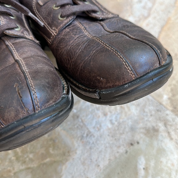 ECCO Light - Dark Brown Leather Lace Up Casual Shoe Men’s Size 42 (US 8/8.5) - Picture 3 of 12